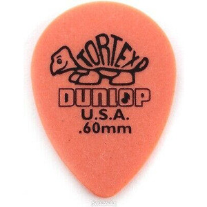 Набор медиаторов Dunlop Tortex Small Teardrop 423R .60mm (36шт) Изображение