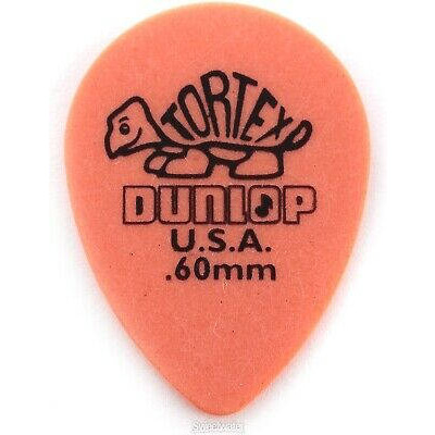 Набор медиаторов Dunlop Tortex Small Teardrop 423R .60mm (36шт) Изображение