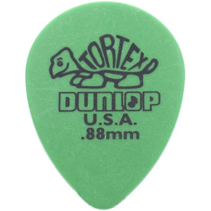 Набор медиаторов Dunlop Tortex Small Teardrop 423R .88mm (36шт.) Изображение