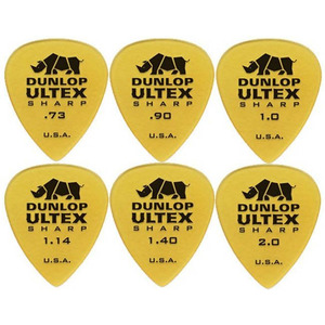 Набор медиаторов Dunlop Ultex Sharp Cabinet 4330 (216шт) Изображение