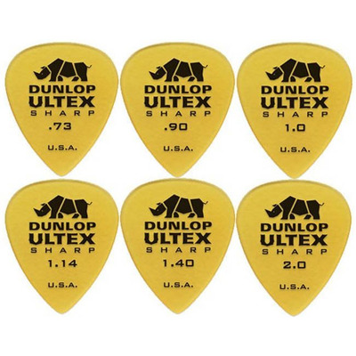 Набор медиаторов Dunlop Ultex Sharp Cabinet 4330 (216шт) Изображение