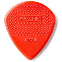 Набір медіаторів Dunlop Max-Grip Jazz III Nylon 471R3N (24шт) Зображення