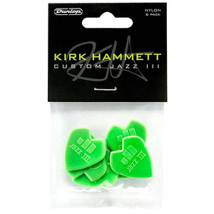 Набір медіаторів Dunlop Kirk Hammett Signature Jazz III 47PKH3N (6шт.) Зображення