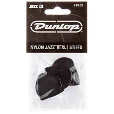 Набор медиаторов Dunlop Nylon Jazz III XL Black Stiffo 47PXLS (6шт) Изображение