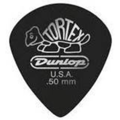 Набор медиаторов Dunlop Tortex Pitch Black 482P .50mm (12шт) Изображение