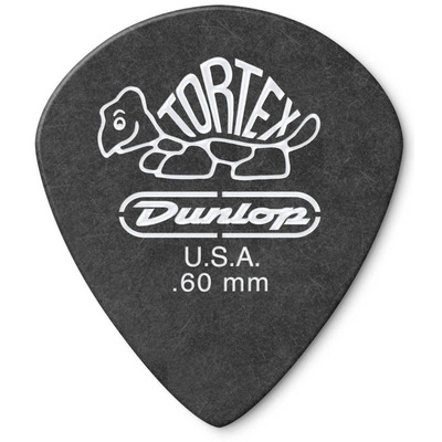 Набор медиаторов Dunlop Tortex Pitch Black 482P .60mm (12шт) Изображение
