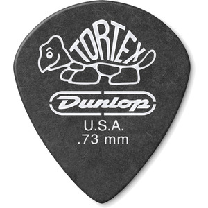 Набор медиаторов Dunlop Tortex Pitch Black 482P .73mm (12шт) Изображение