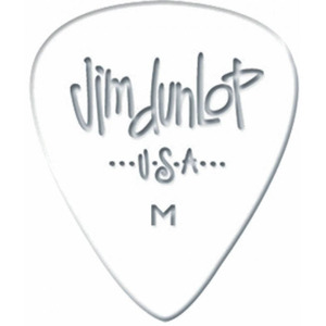 Набір медіаторів Dunlop Genuine Celluloid Classics Cabinet 4830-01 White (432шт) Зображення