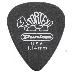 Набор медиаторов Dunlop Tortex Pitch Black Standard 488P 1.14mm (12шт) Изображение
