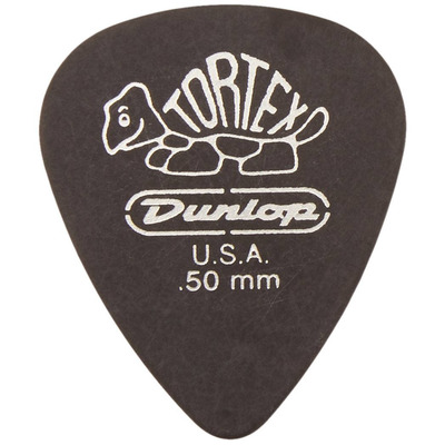 Набір медіаторів Dunlop Tortex Pitch Black Standard 488P .50mm (12шт) Зображення