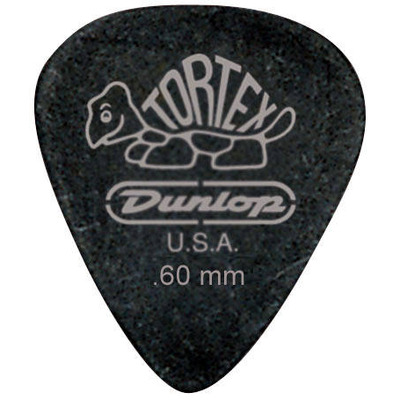 Набор медиаторов Dunlop Tortex Pitch Black Standard 488P .60mm (12шт) Изображение