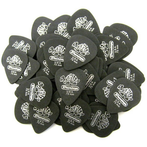 Набор медиаторов Dunlop Tortex Pitch Black Standard 488P .73mm (12шт) Изображение