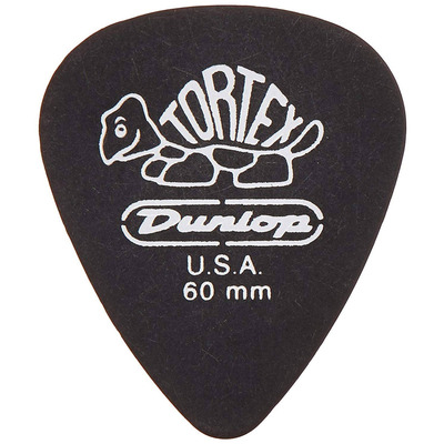 Набор медиаторов Dunlop Tortex Pitch Black Standard 488R .60mm (72шт) Изображение