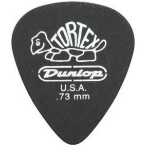 Набор медиаторов Dunlop Tortex Pitch Black Standard 488R .73mm (72шт) Изображение