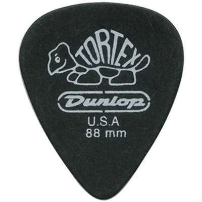 Набор медиаторов Dunlop Tortex Pitch Black Standard 488R .88mm (72шт) Изображение