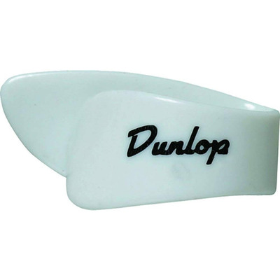 Набор медиаторов Dunlop Thumbpicks White Plastic Small 9001R (12шт) Изображение