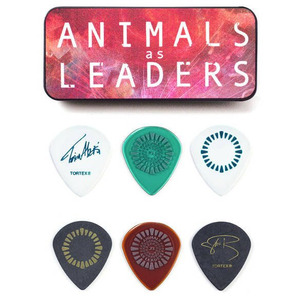 Набір медіаторів Dunlop Primetone Animals As Leaders Brown Tin AALPT01 .73mm (6 шт) Зображення
