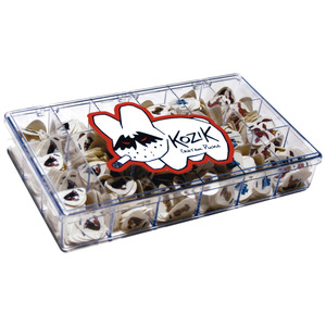 Набор медиаторов Dunlop Tortex Wedge Frank Kozik Picks Cabinet BL109 (432шт) Изображение