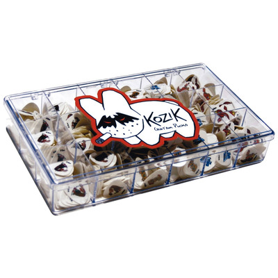 Набір медіаторів Dunlop Tortex Wedge Frank Kozik Picks Cabinet BL109 (432шт) Зображення