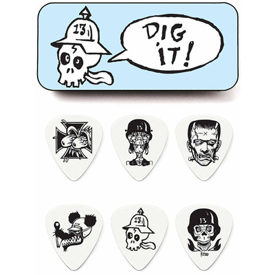 Набор медиаторов Dunlop Blackline Frank Kozik 2 Art Picks BL113 (432шт) Изображение