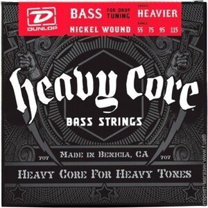 Струни для бас-гітари Dunlop DBHCN55115 Зображення