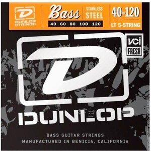 Струни для бас-гітари Dunlop DBS40120T Зображення