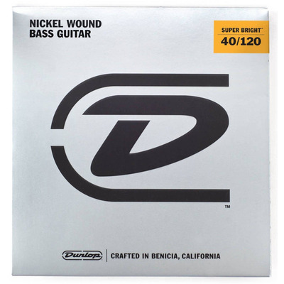 Струни для бас-гітар Dunlop DBSBN40120 Super Bright нікель (5стр) Зображення