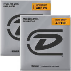Струны для бас-гитар Dunlop DBSBS40120 Super Bright cталь (5стр) Изображение