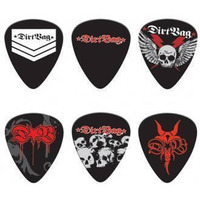 Набор медиаторов Dunlop Tortex Dirtbag Army Logo DRB06R .50mm (36шт) Изображение