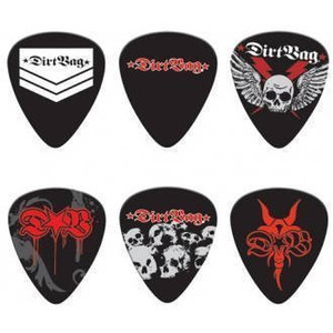 Набор медиаторов Dunlop Tortex Dirtbag Army Logo DRB06R .50mm (36шт) Изображение