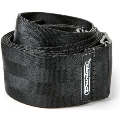 Ремень для гитары Dunlop DST70-01BK Deluxe Seatbelt Black Изображение
