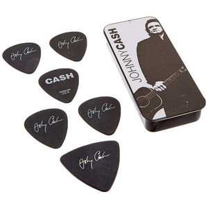 Набір медіаторів Dunlop Johnny Cash Legend Pick Tin JCPT02H (5шт) Зображення