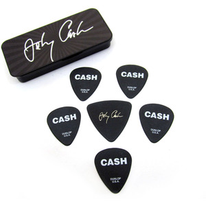 Набір медіаторів Dunlop Johnny Cash Signature Pick Tin JCPT03M (5шт) Зображення