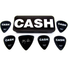 Набір медіаторів Dunlop Johnny Cash Bold Pick Tin JCPT04H (5шт) Зображення