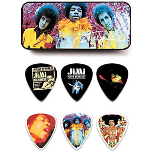 Набір медіаторів Dunlop Jimi Hendrix Pick Tin Display JH-PT24 (12шт) Зображення