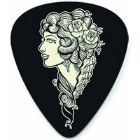 Набор медиаторов Dunlop Lucky 13 Voodoo Queen L17R .60mm (36шт) Изображение