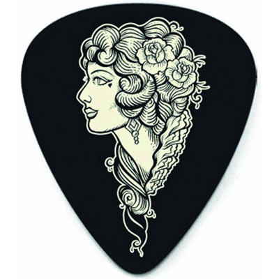 Набор медиаторов Dunlop Lucky 13 Voodoo Queen L17R .60mm (36шт) Изображение