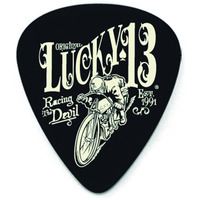 Набор медиаторов Dunlop Lucky 13 Vintage Speed ??L18R .60mm (36шт) Изображение