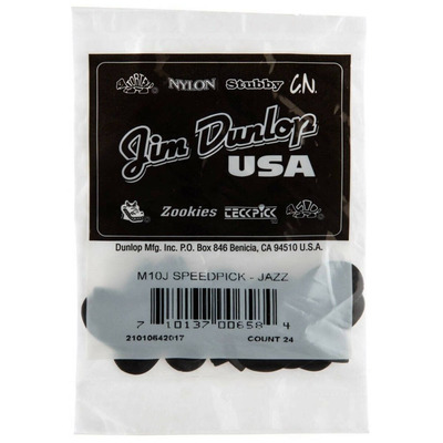 Набор медиаторов Dunlop Speedpicks Jazz M10J .71mm (24шт) Изображение