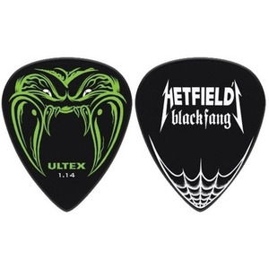 Набор медиаторов Dunlop Ultex Hetfield's Black Fang Pick Tin PH112T 1.14mm (6шт) Black Изображение