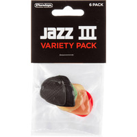Набір медіаторів Dunlop PVP103 Jazz III Pick Variety Pack Six (6шт) Зображення