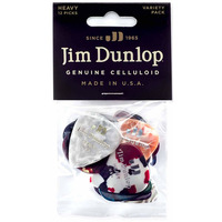 Набор медиаторов Dunlop PVP107 Celluloid Pick Variety Pack Heavy (12шт) Изображение