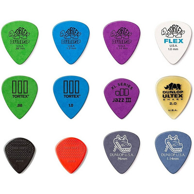 Набор медиаторов Dunlop Electric Guitar Variety Pack PVP113 (12шт) Изображение
