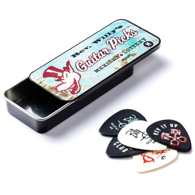 Набор медиаторов Dunlop Rev Willy Pick Tin Medium RWT02M (6шт) Изображение