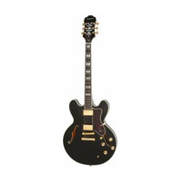 Гитара полуакустическая EPIPHONE SHERATON - II PRO EBONY Изображение