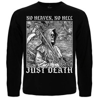 Футболка з довгим рукавом No Heaven, No Hell - Just Death Зображення
