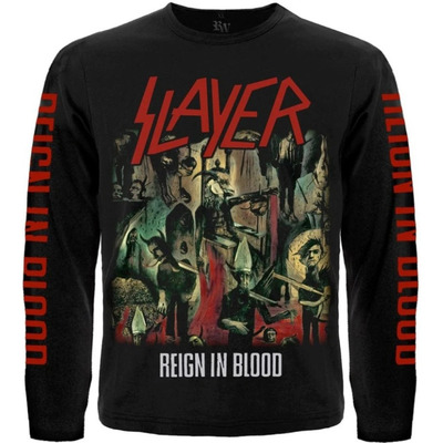 Футболка с длинным рукавом Slayer "Reign In Blood" Изображение