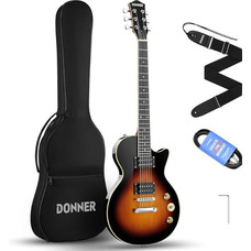 Электрогитара Donner Music DLP-124 Electric Guitar Sunburst Изображение