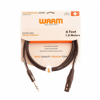 Кабель коммутационный WARM AUDIO Pro-XLRf-TRSm-6' Изображение