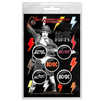 Подарочный набор значков AC/DC - BOLT ARRAY (iol-001) Изображение